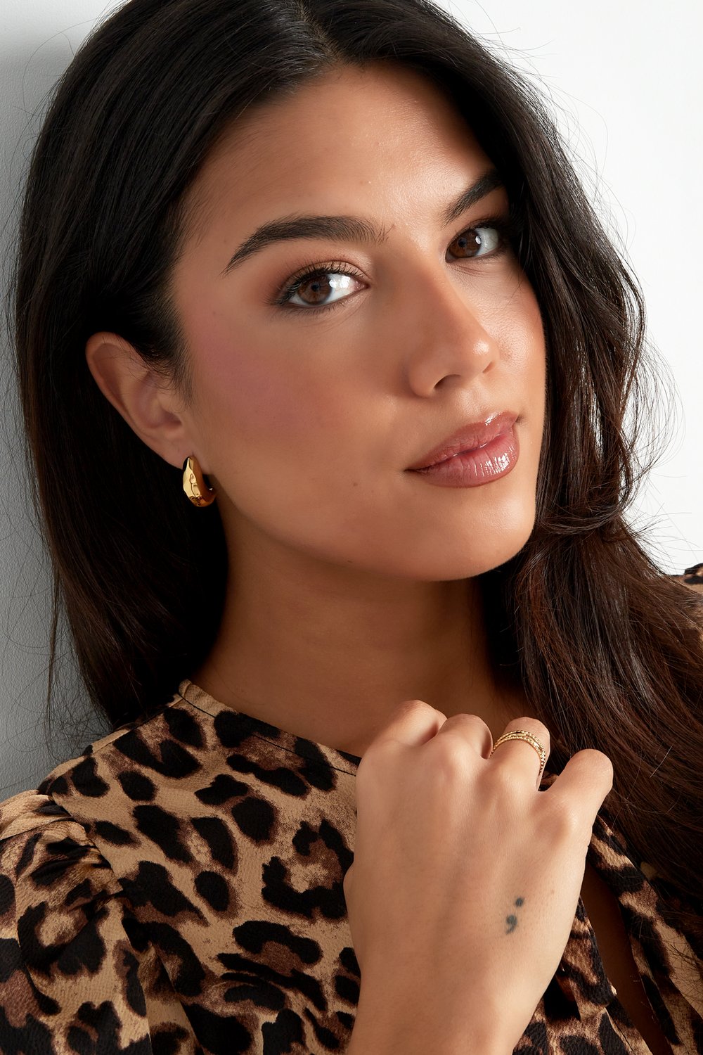 pendientes luna estructurada Imagen4