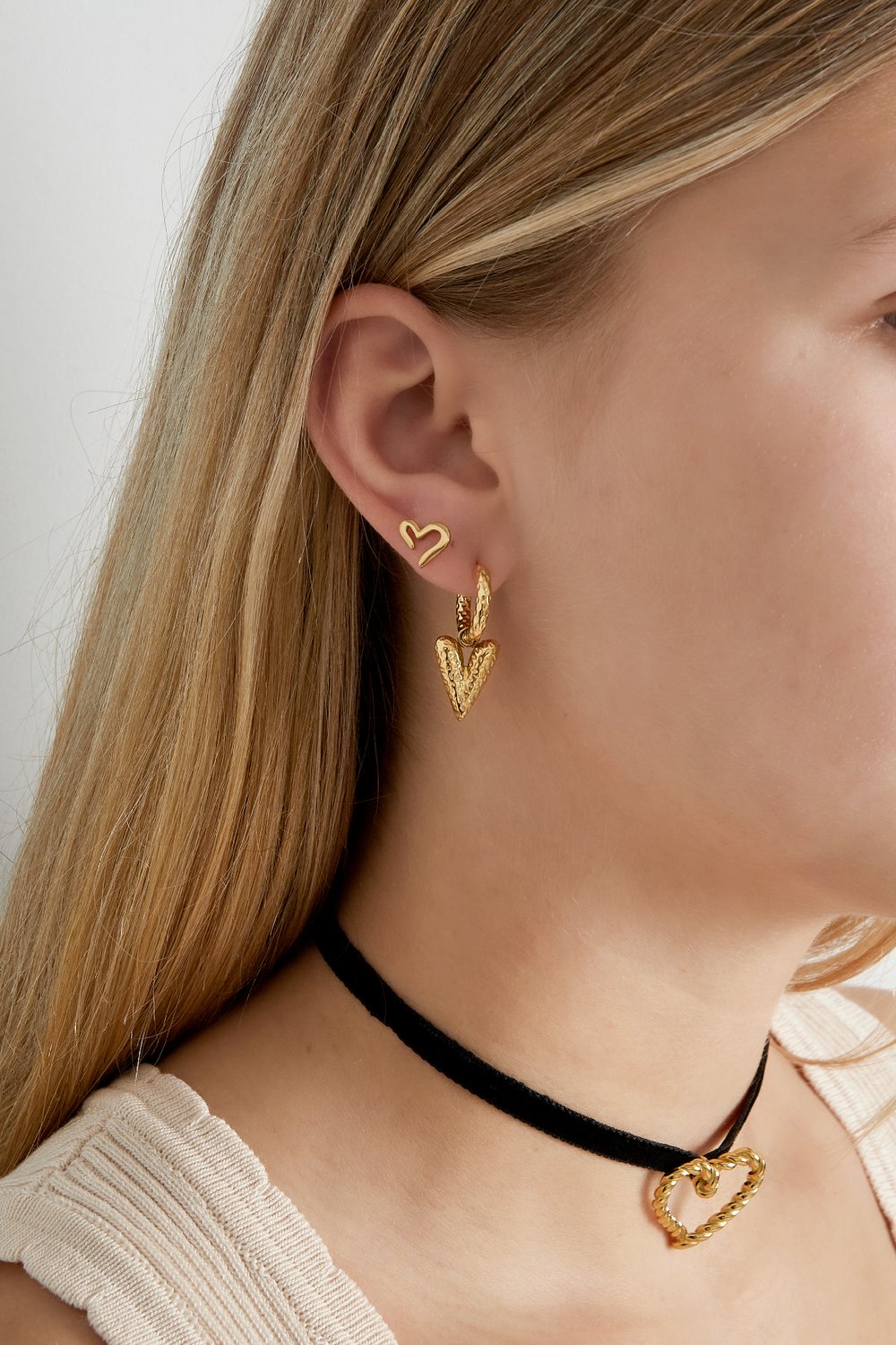 Earrings open your heart Picture3