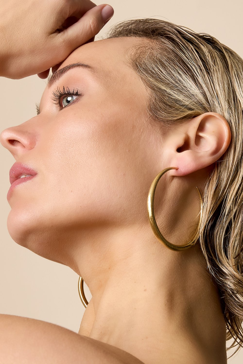 Hoop Earrings circle Casual Daily Simple Series Women's jewelry Picture2