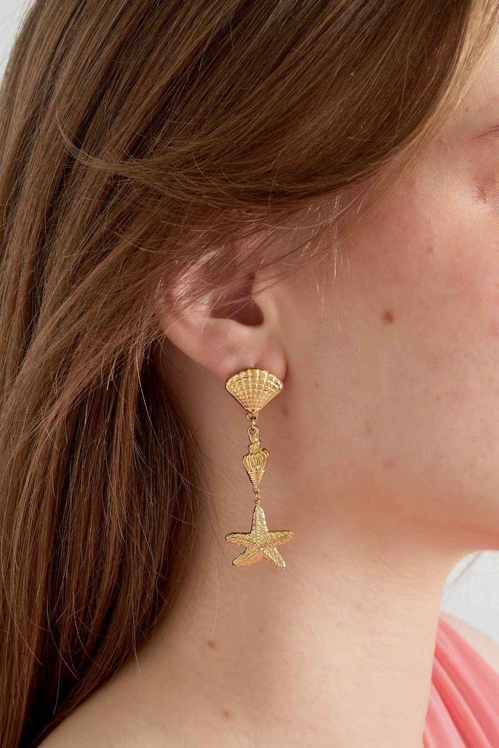 Triple shell Earrings Picture2