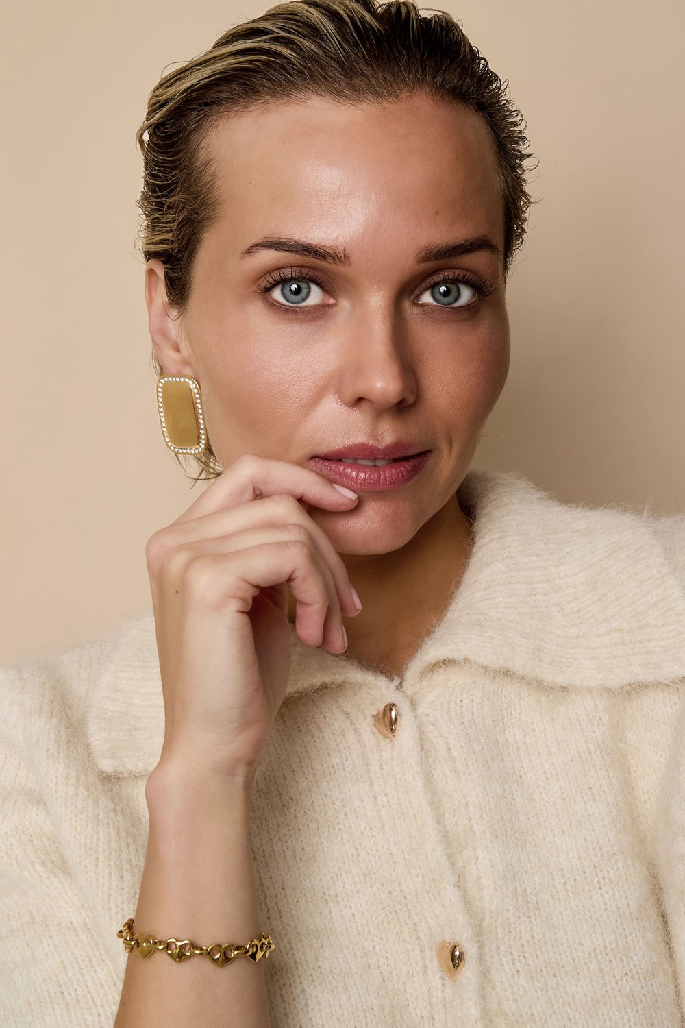 Stainless Steel Chain Bracelets Chain Casual Daily Simple Series Women's jewelry Picture3