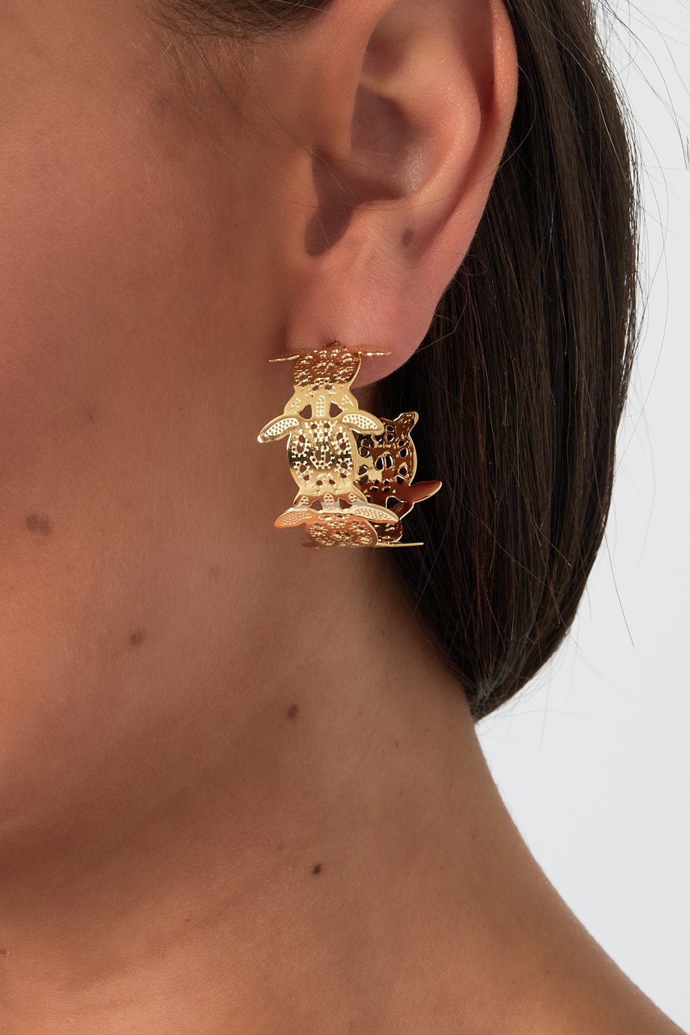 Sea Turtle hoop earrings h5Picture2