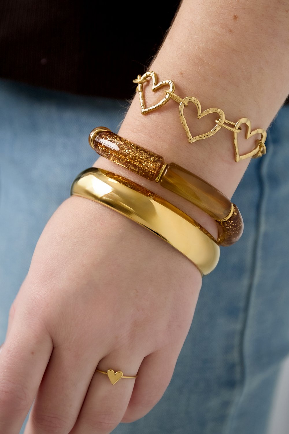 Bracelets en perles acryliques, série rétro classique quotidienne, bijoux pour femmes Image2