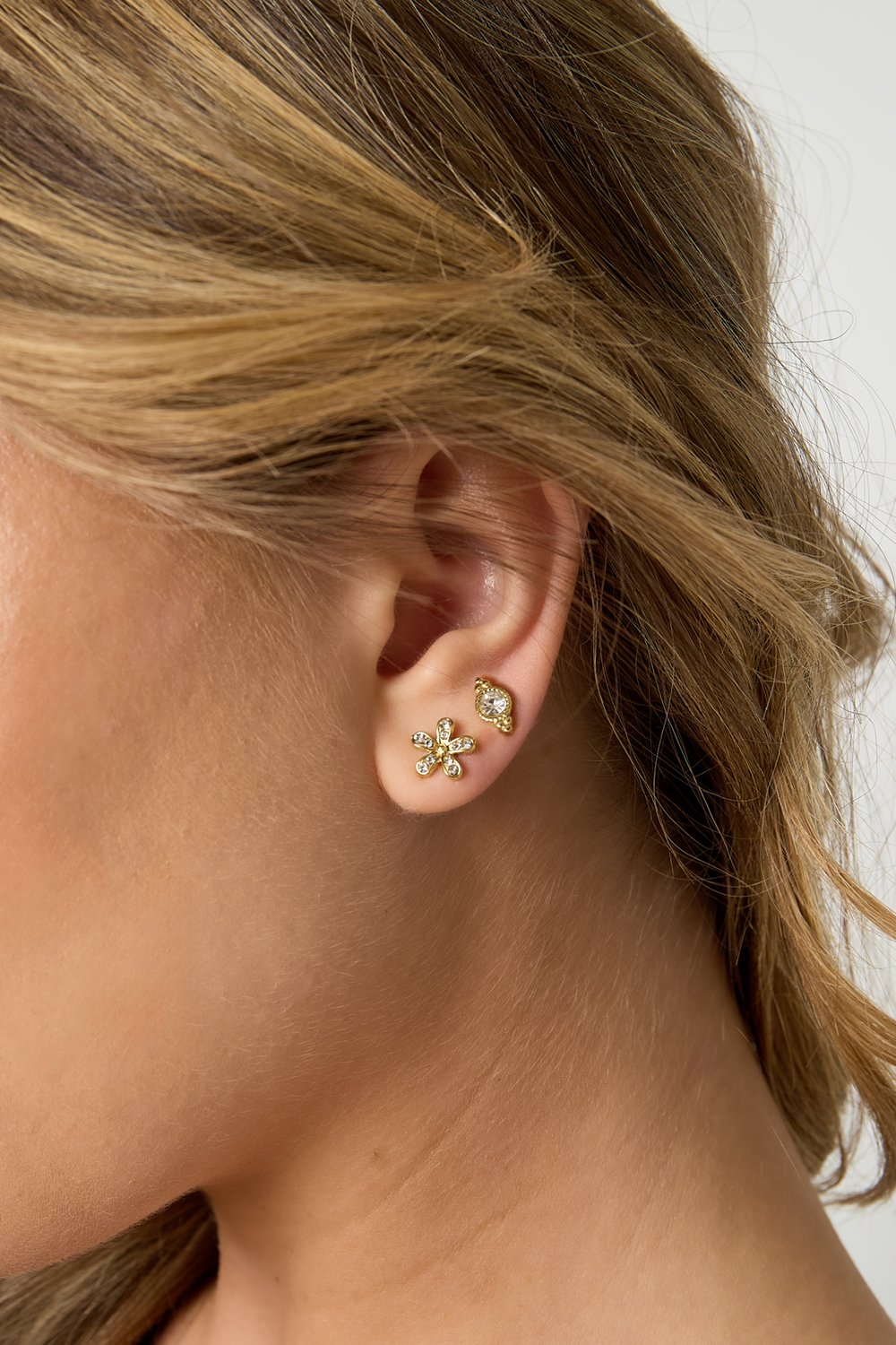 Stainless Steel Stud Earrings irregular shape Casual Daily Simple Series Women's jewelry h5Picture2