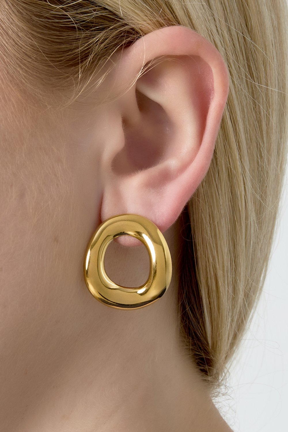 Organic Hoops earrings Picture2