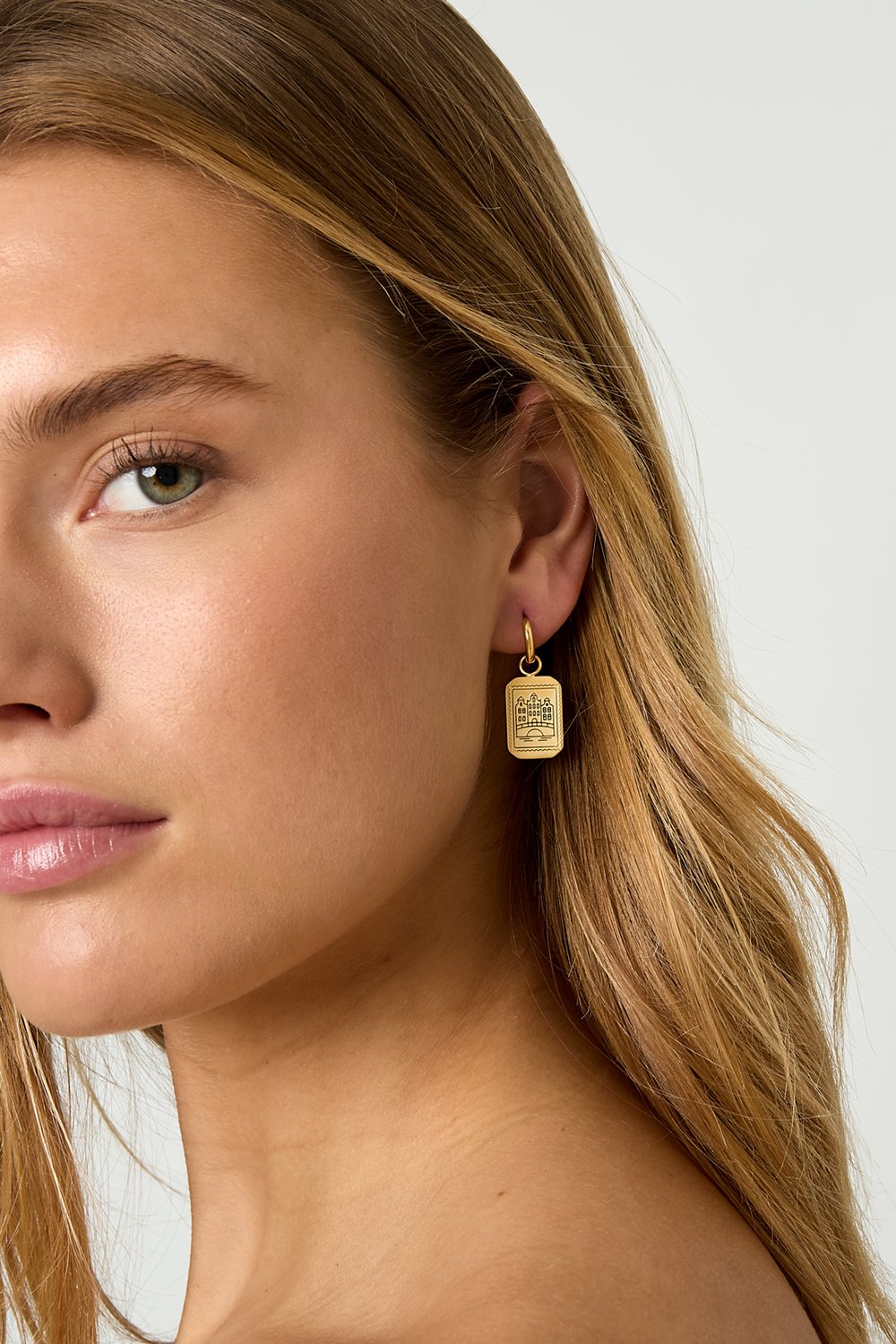 Amsterdam Canal House Stainless Steel Earrings h5Picture4