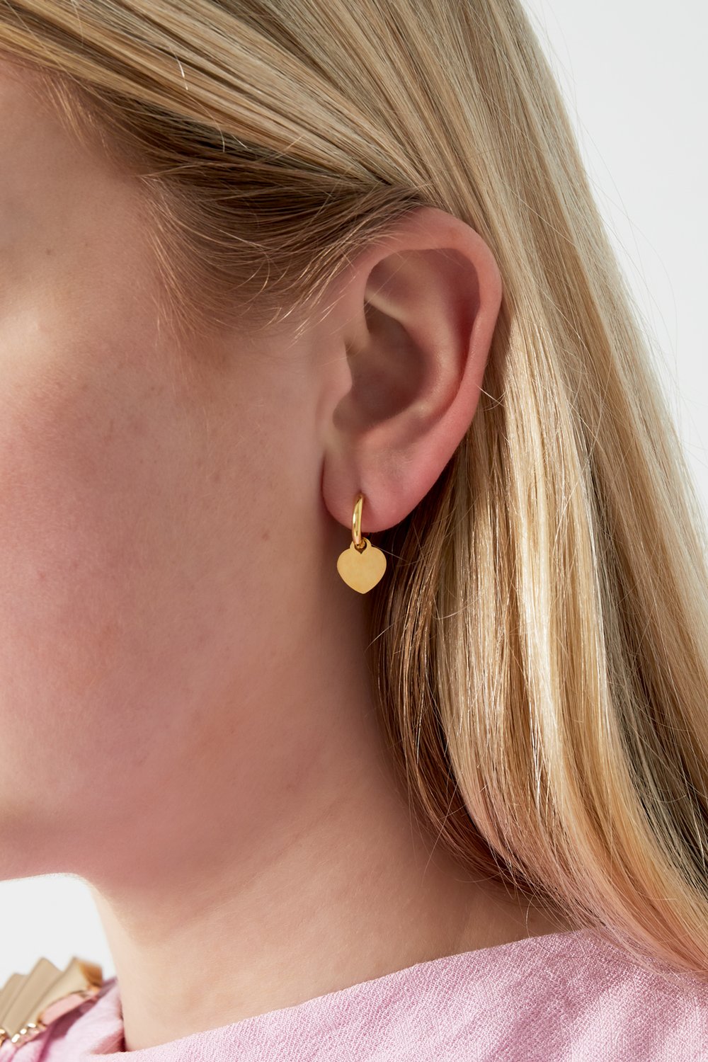 Simple heart earrings Picture2