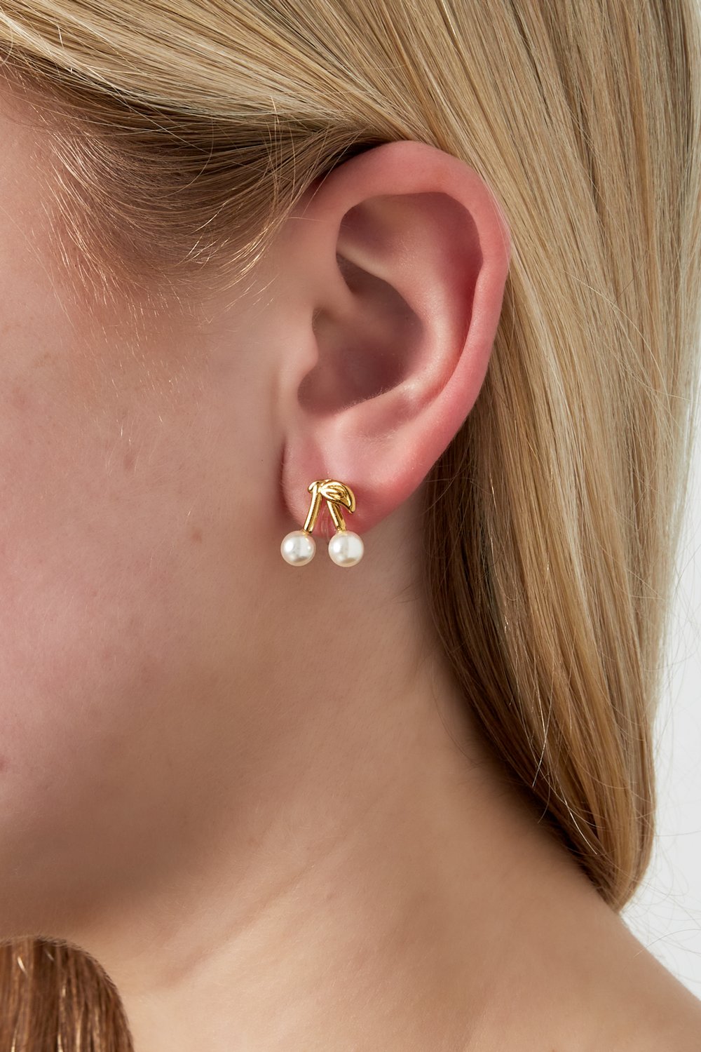 Kirsch-Clip-Ohrringe Bild2