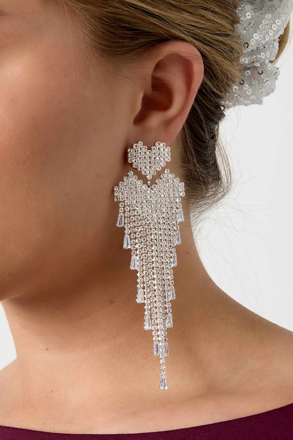 Copper Dangle Earrings Heart Casual Daily Simple Series Women's jewelry h5Picture4