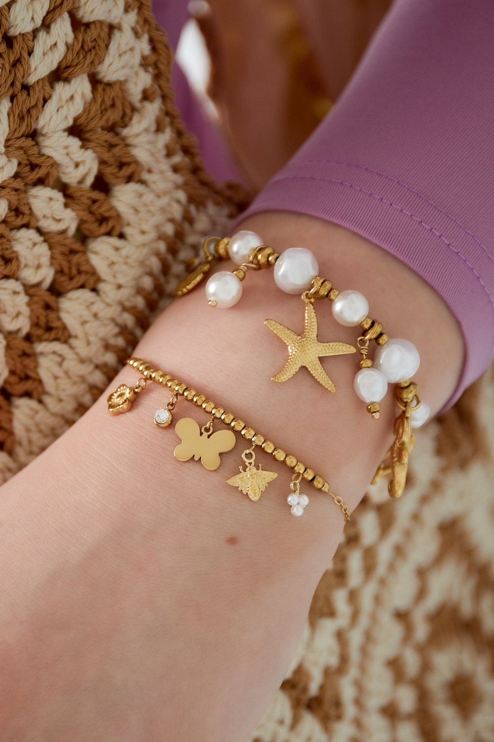 Butterfly Bliss Armband - Goldfarben h5Bild3