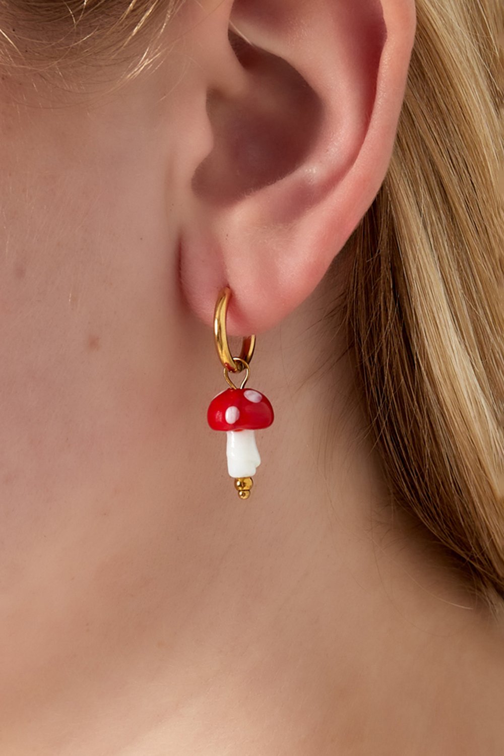 Mini mushroom Earrings Picture2