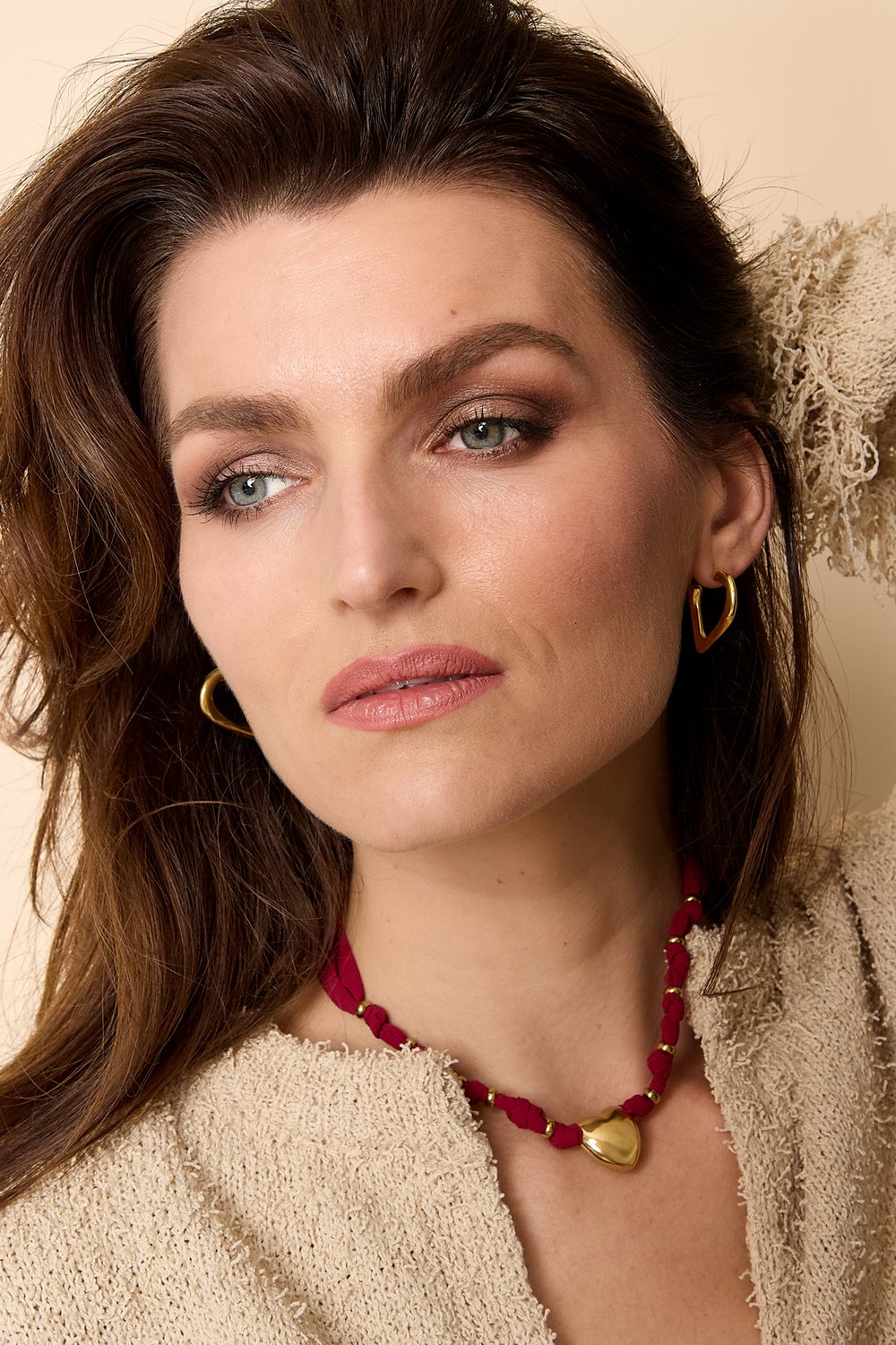 Creolen Herz Simple Daily Simple Serie Damenschmuck Bild2