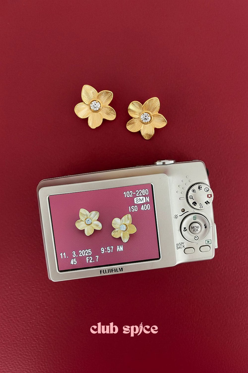 Stainless Steel Stud Earrings Flower Casual Daily Simple Series Women's jewelry Picture4