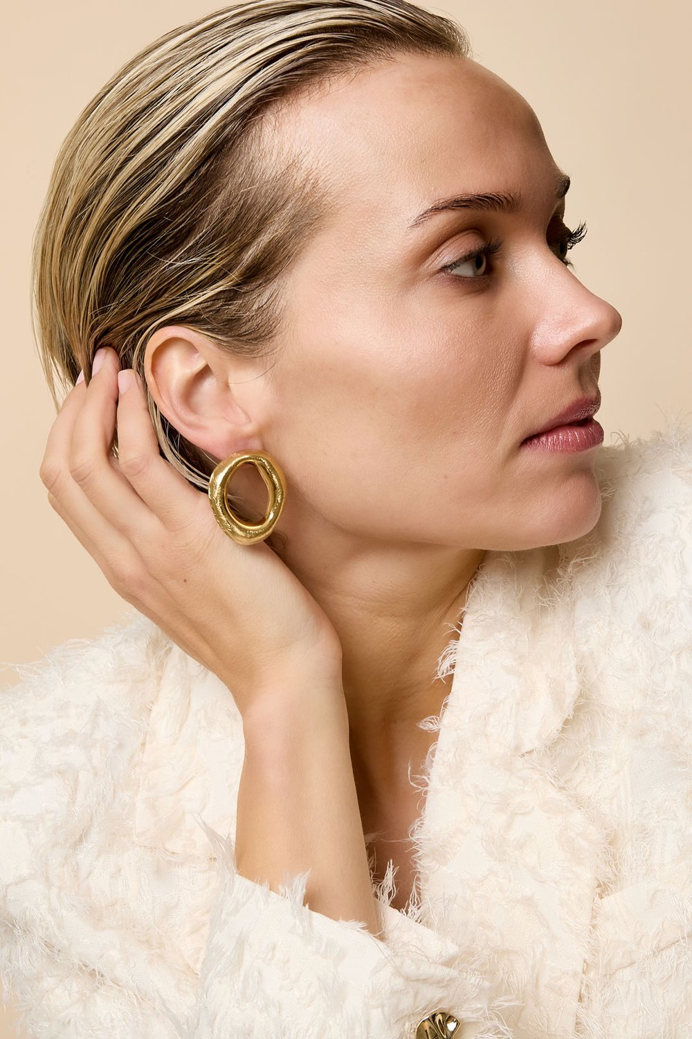 Stud Earrings irregular shape Casual Daily Simple Series Women's jewelry Picture2