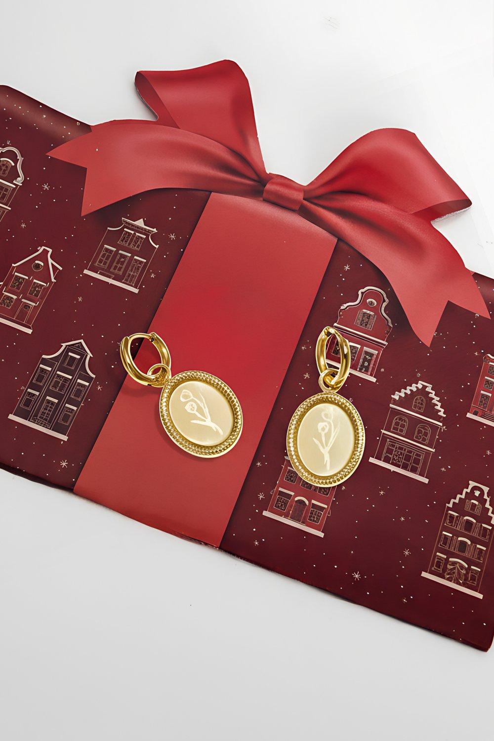 Tulip Blossom Stainless Steel Earrings Picture3