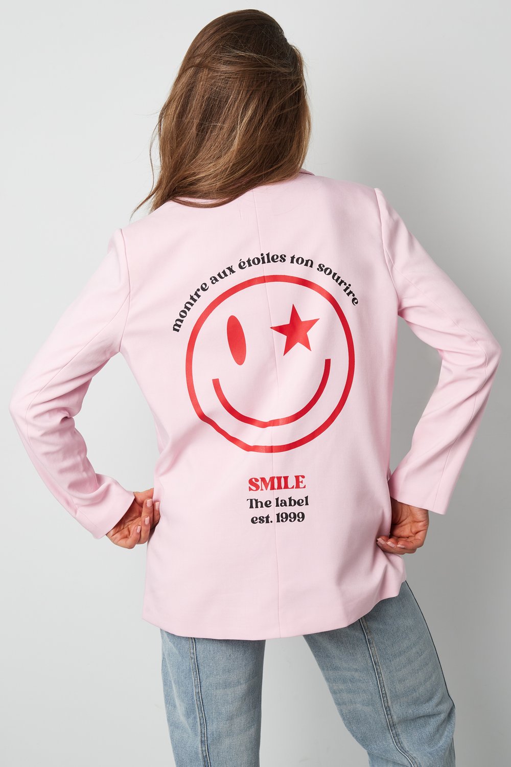 Polyester Women's Blazer Set Oversized Fit with Embroidered Logo h5Picture7