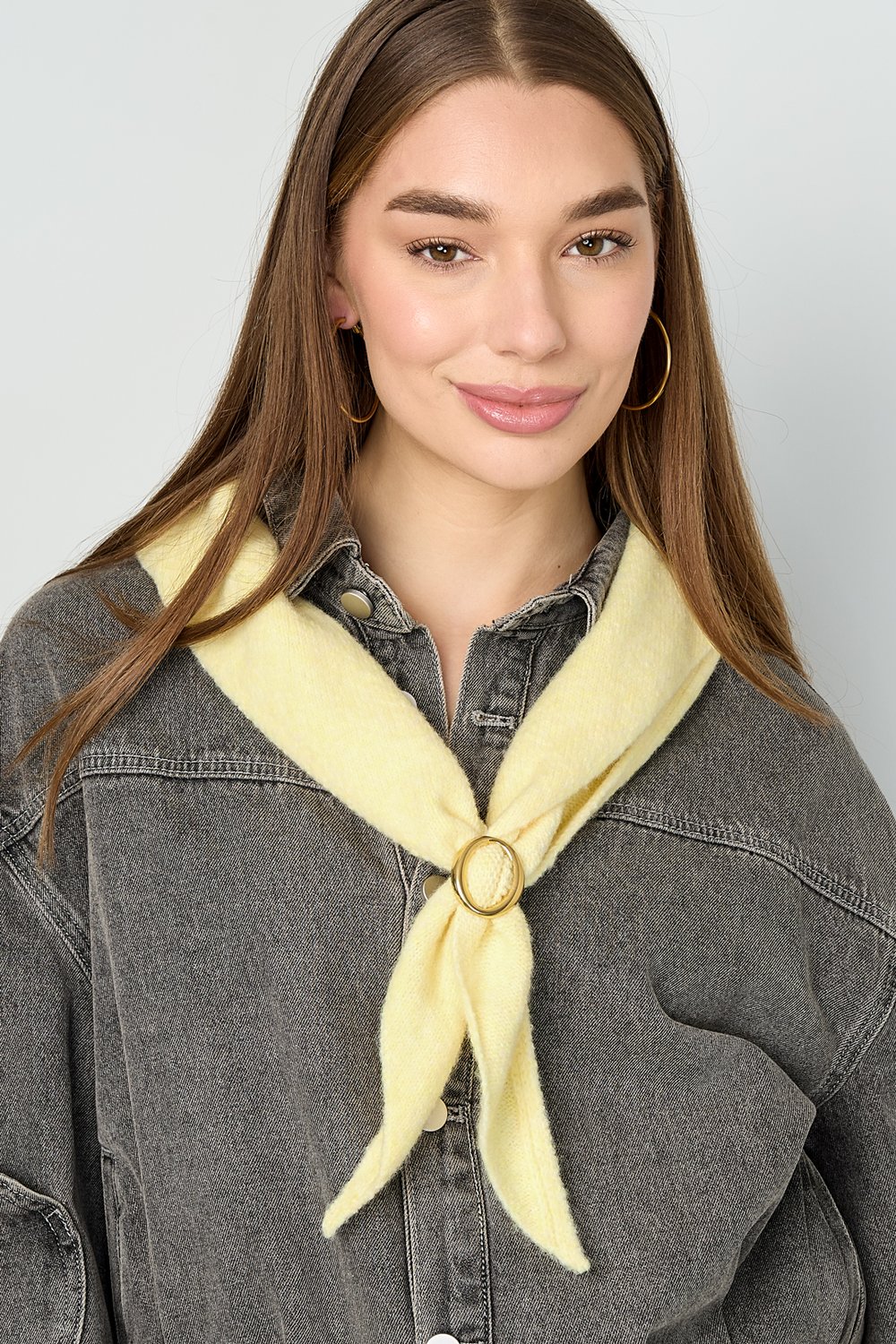 Winter scarves Solid Color Casual Polyester Daily Accessories h5Picture4