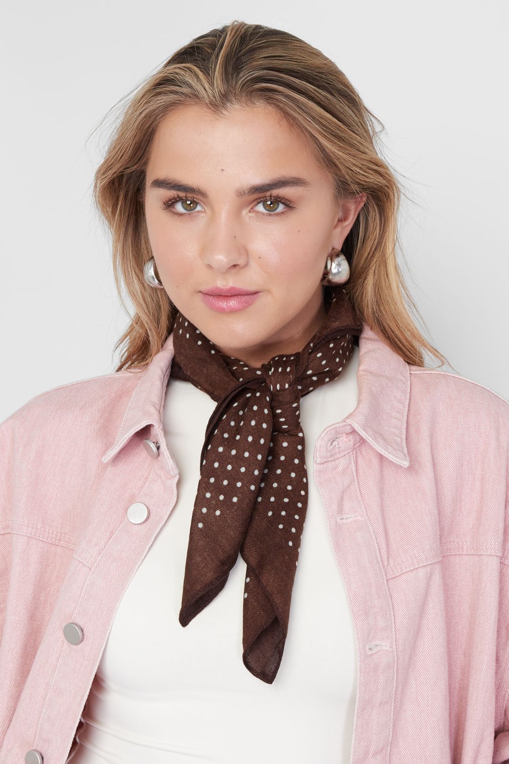 Winter scarves Polka Dots Casual Polyester Daily Accessories h5Picture3