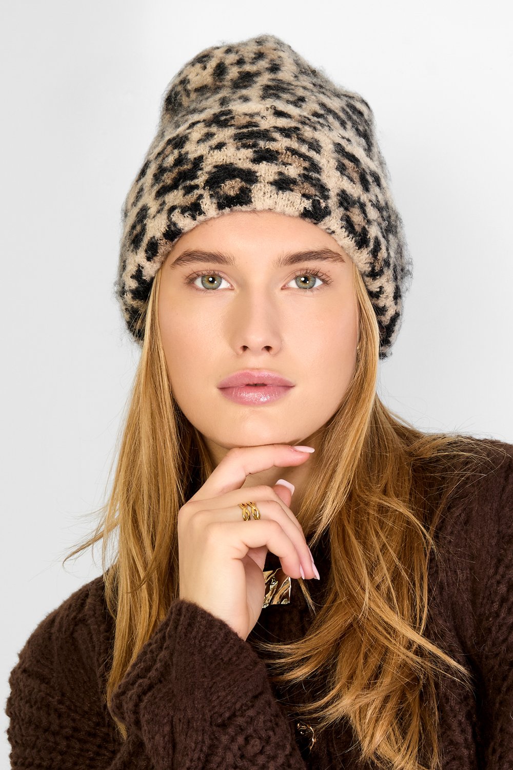 Hats Leopard Print Casual Polyester Daily Accessories h5Picture2