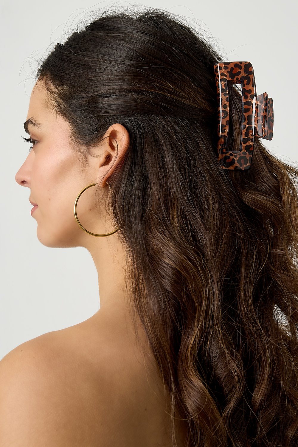 Hair Clips Leopard Print Casual Acrylic Daily Accessories h5Picture2