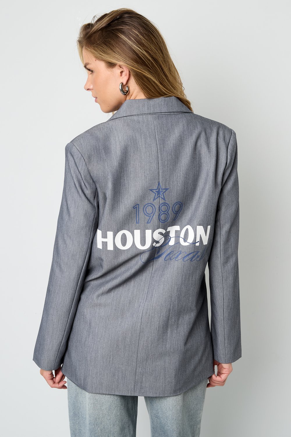 Woven Polyester Fiber Women's Suit Set Elegant Letters h5Picture4