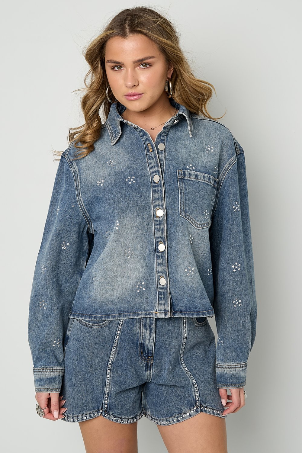 Strass Denim Jacket h5Picture5