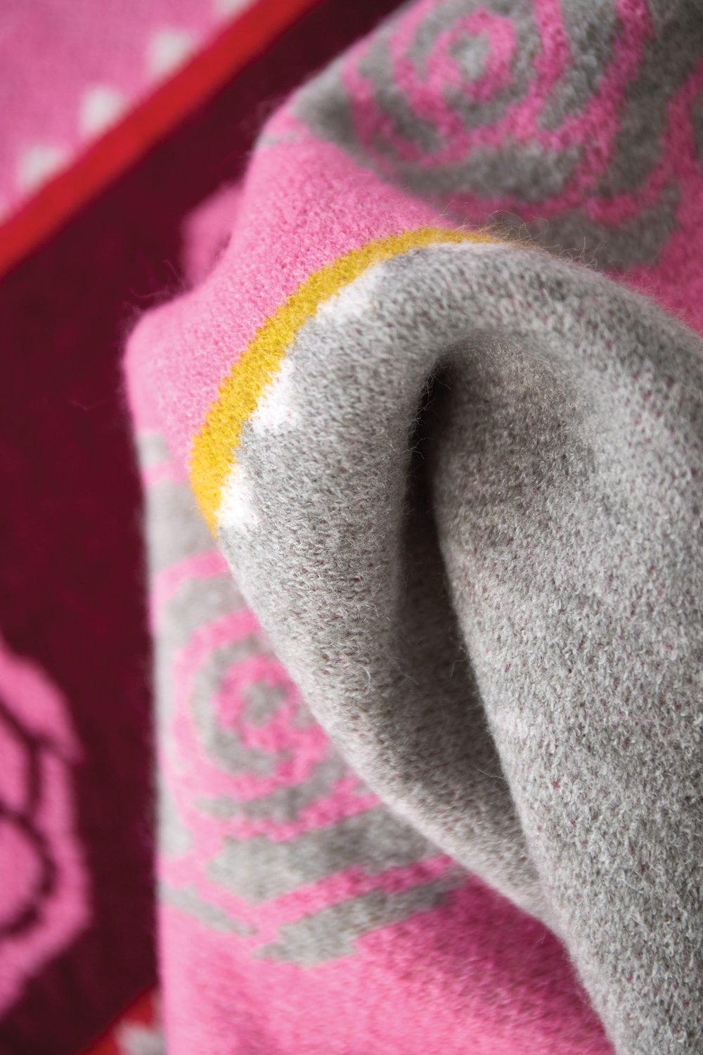 Knitted Polyester Fiber Women's Cardigan Casual Floral Print h5Picture9