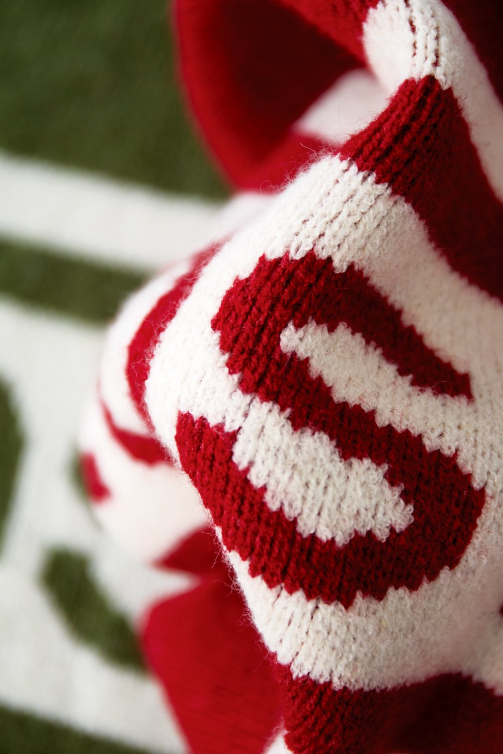 Knitted Polyester Fiber Women's Knit Sweater Sporty Letters h5Picture7