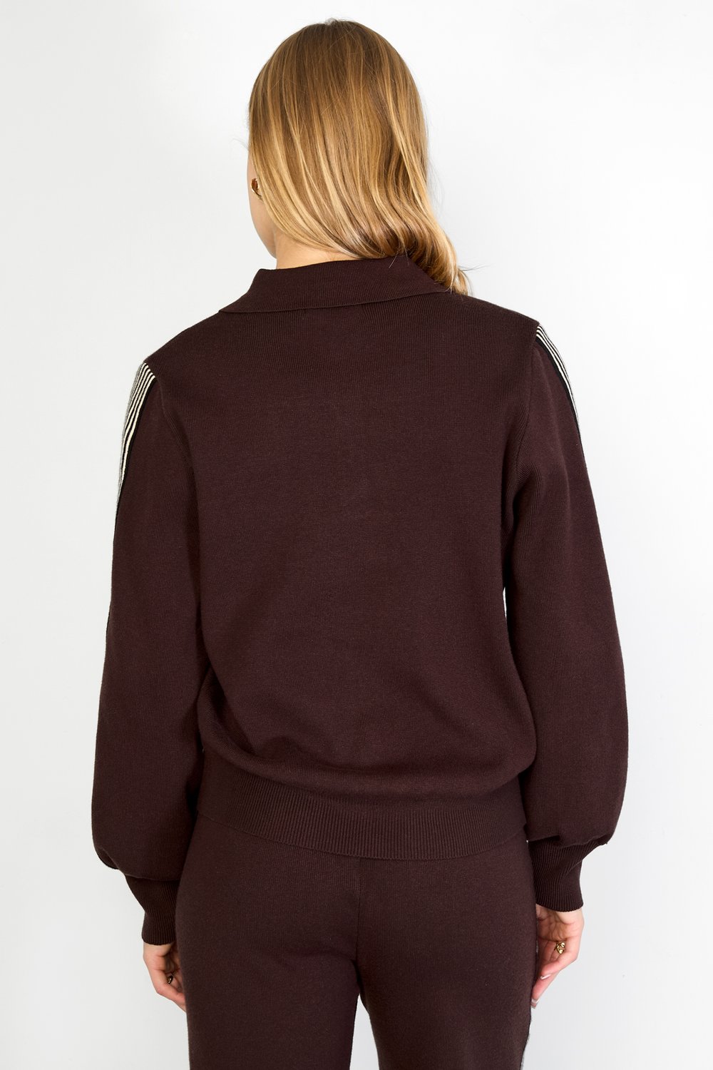 Knitted sweater with stripes h5Picture12