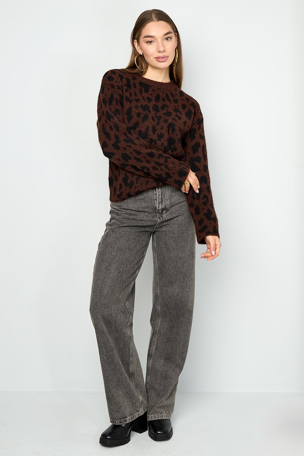 Leopard Warm Knit Imagen6