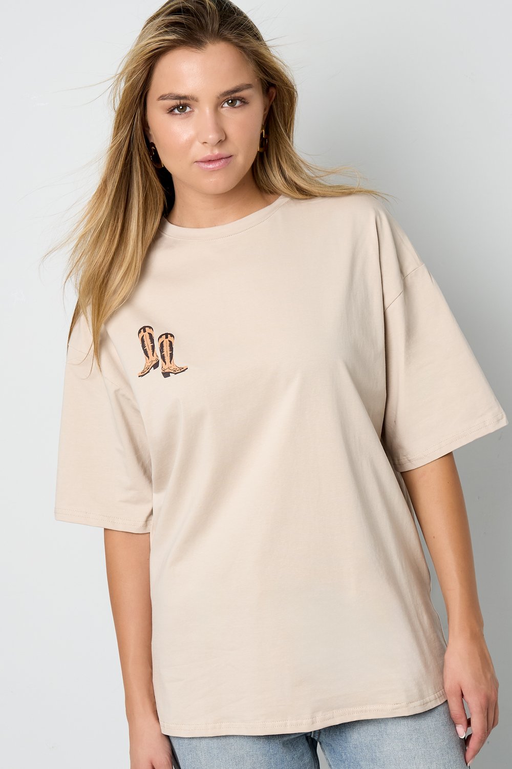 Cotton Knitted Women's T-shirt Casual Cartoon h5Picture13