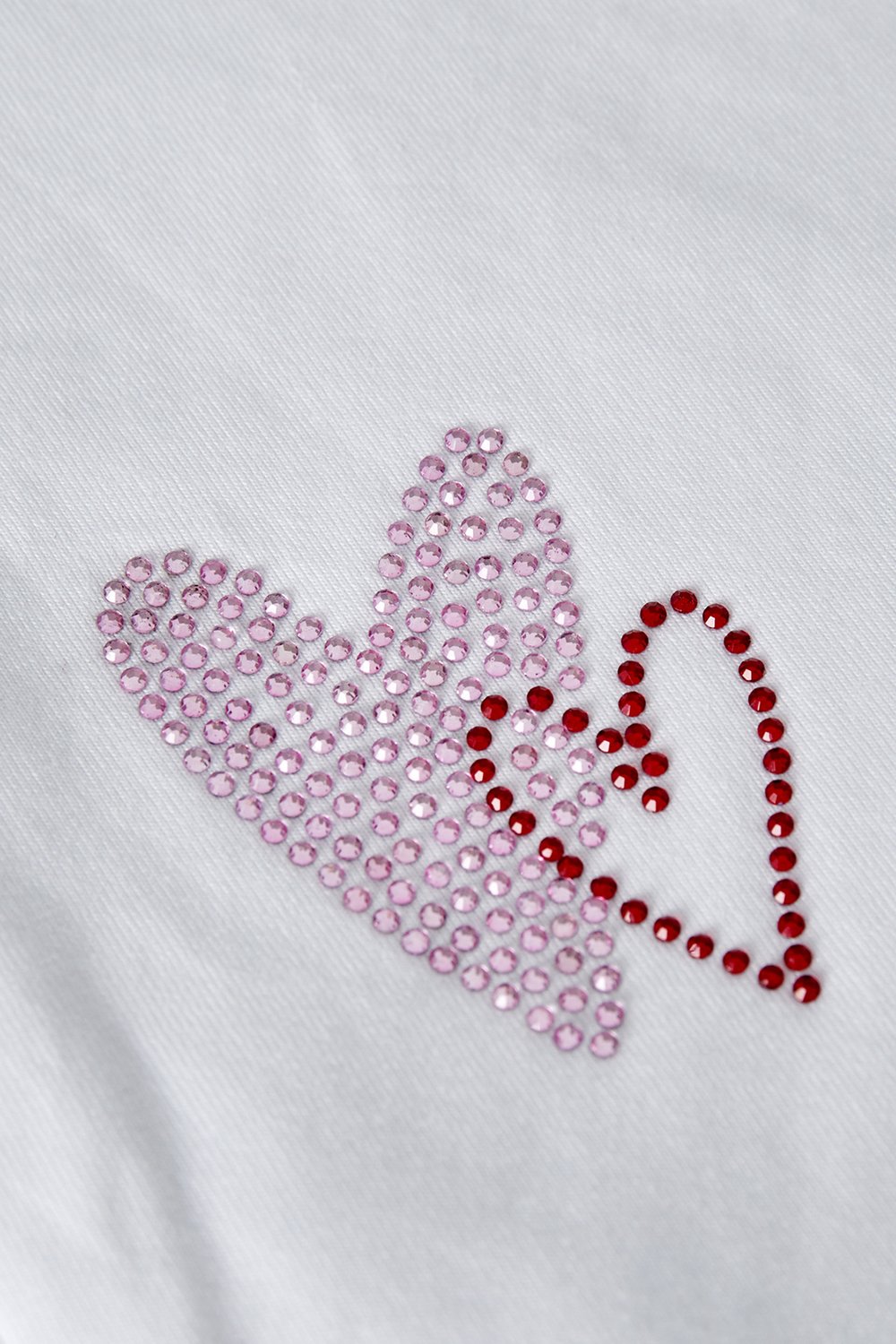 Cotton Children's T-shirt Casual Embroidered Heart Design h5Picture5