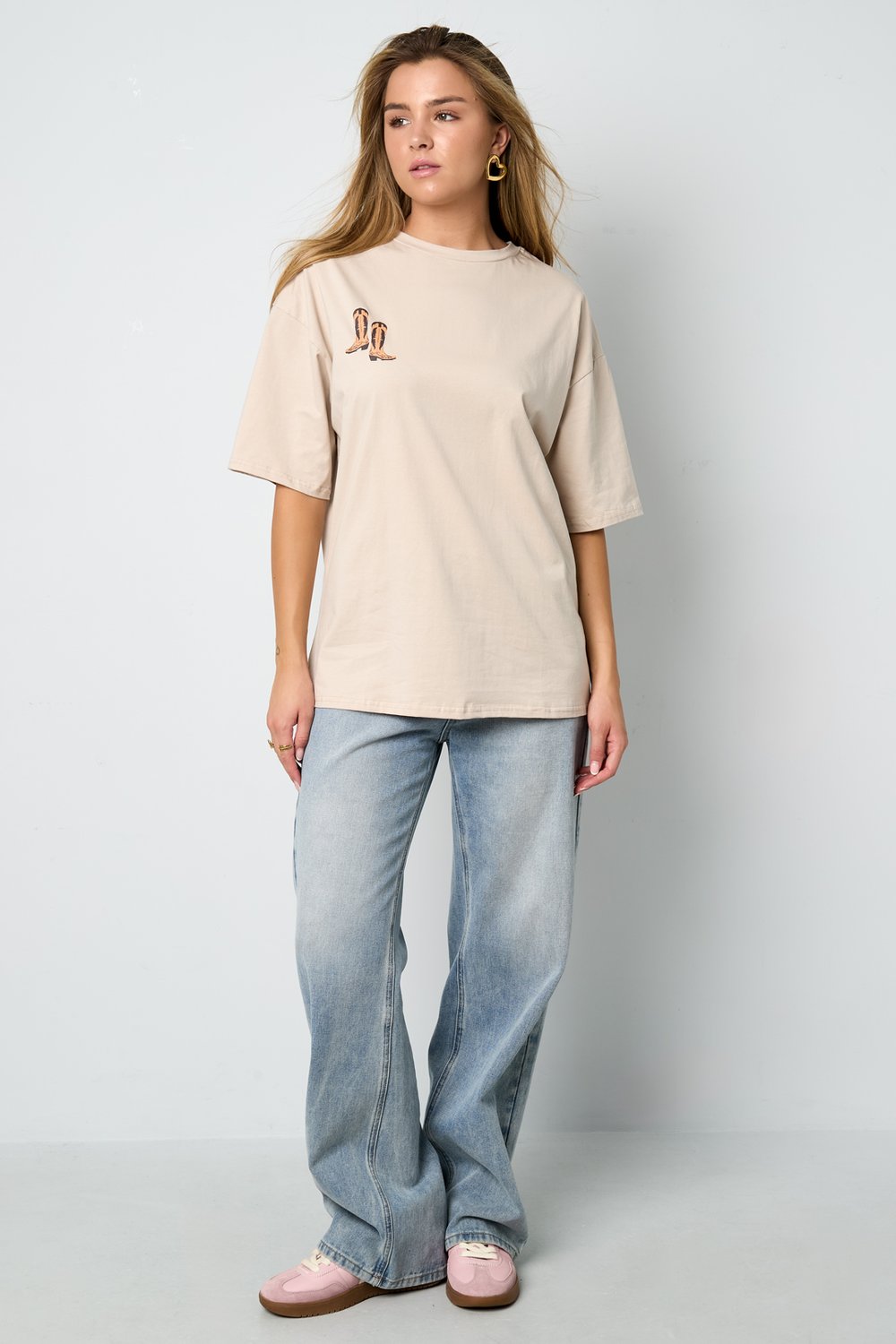 Cotton Knitted Women's T-shirt Casual Cartoon h5Picture6