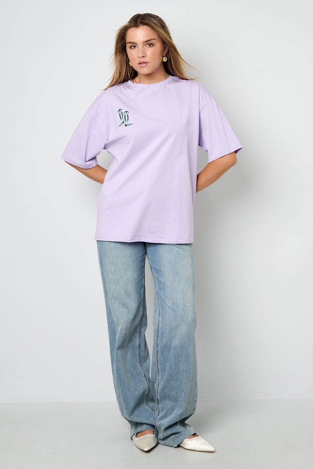 Cotton Knitted Women's T-shirt Casual Cartoon h5Picture12