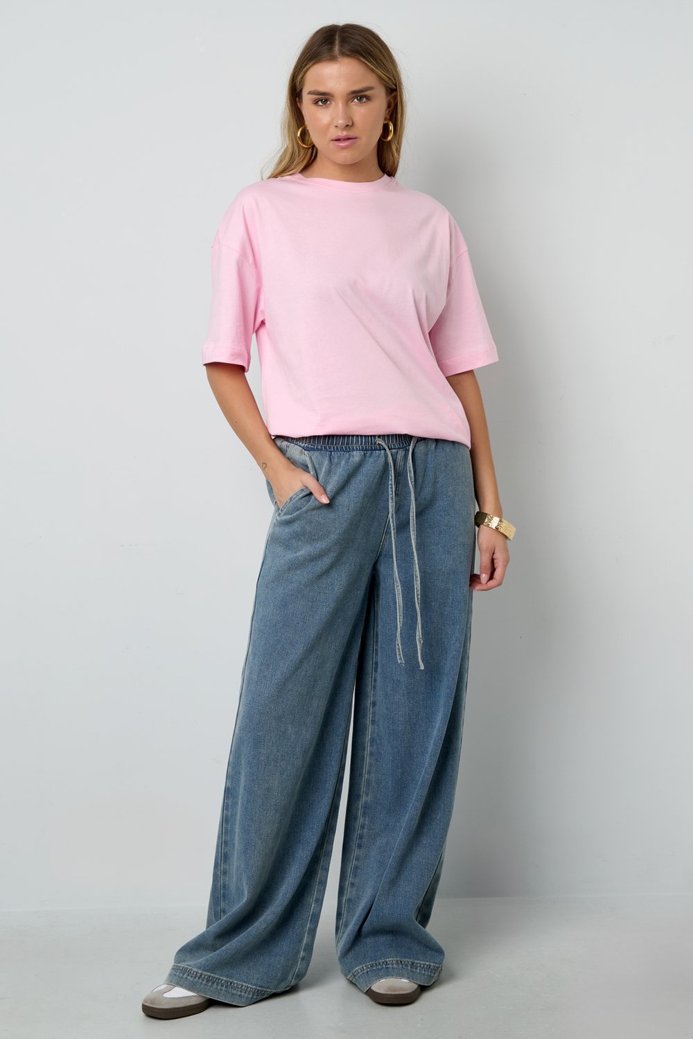 Coton Tricoté T-shirt Femme Casual Imprimé Animal h5Image5