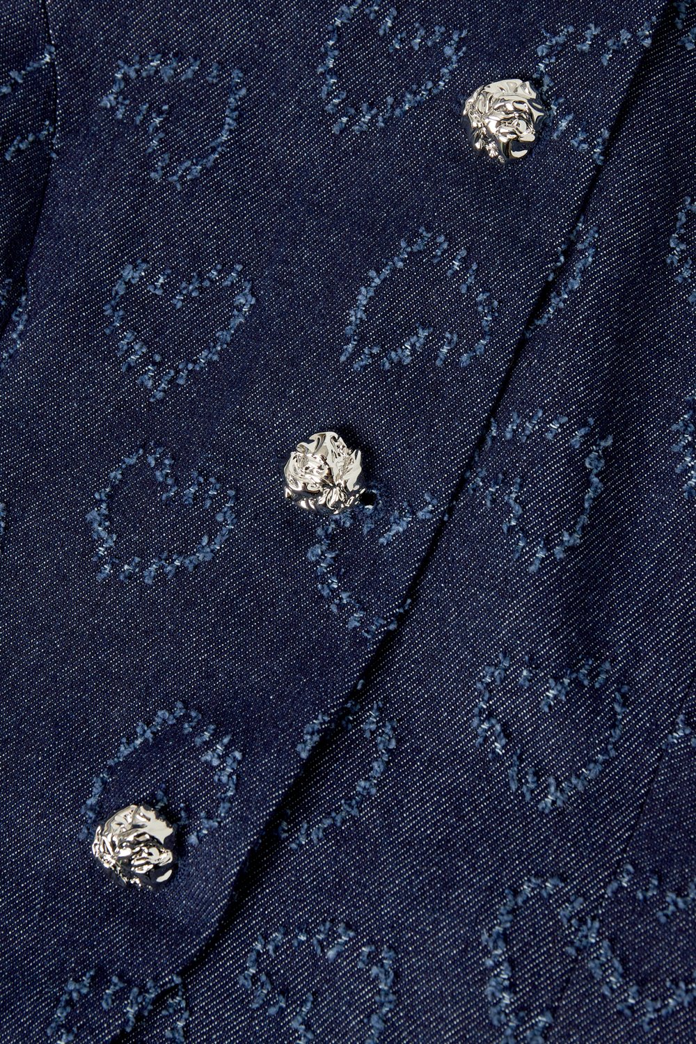 Katoen Vrouwen Mouwloze Top Hartpatroon Knopvoorkant Afbeelding9