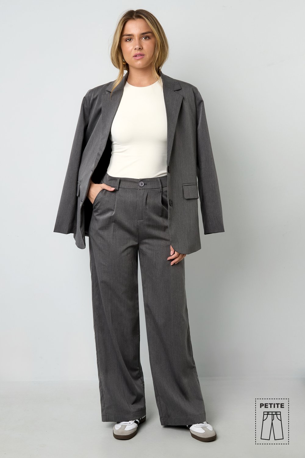 Woven Polyester Fiber Women's Straight Leg Pants Casual Fall/Winter Picture12