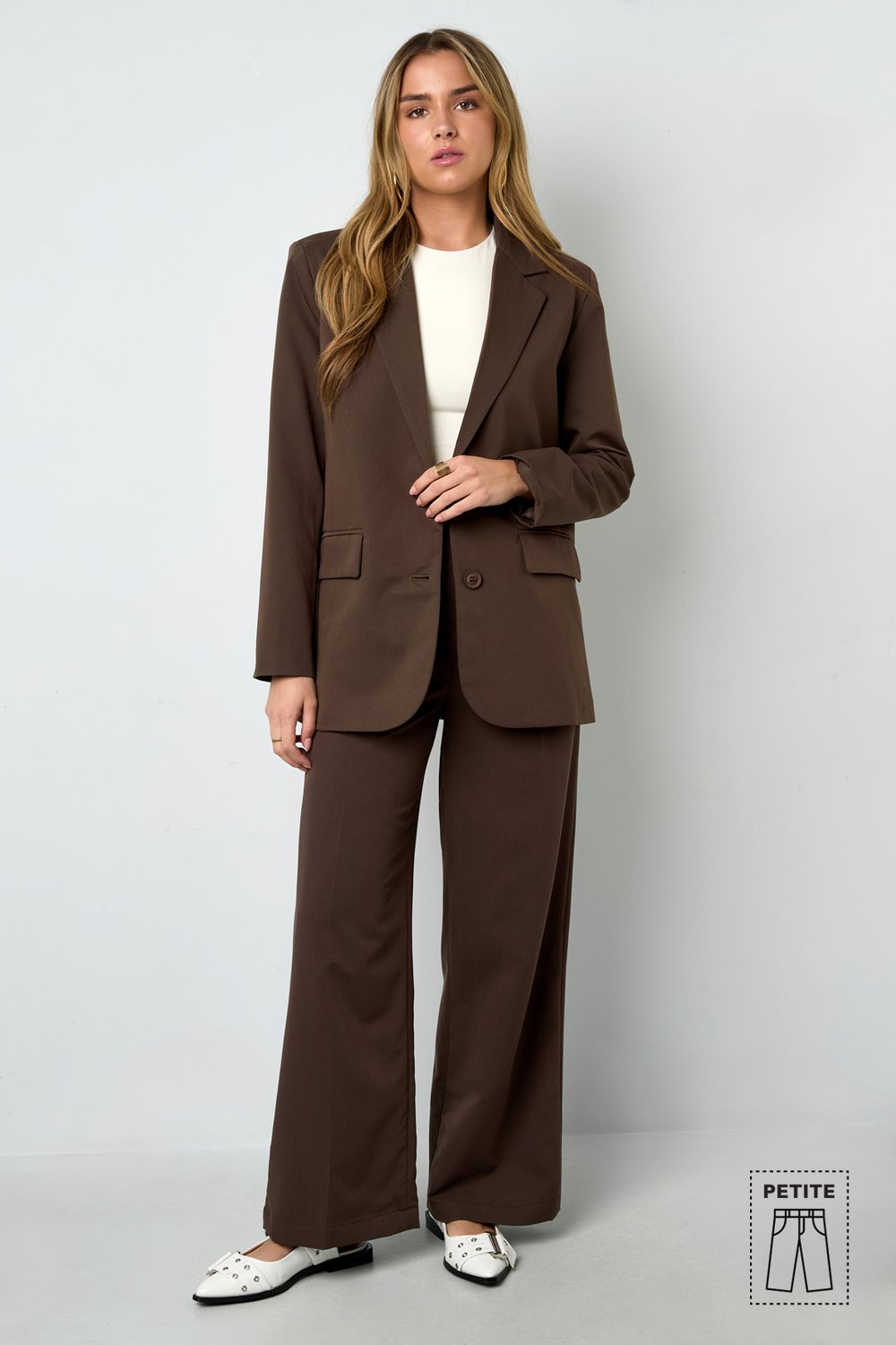 Woven Polyester Fiber Women's Straight Leg Pants Casual Fall/Winter Picture9