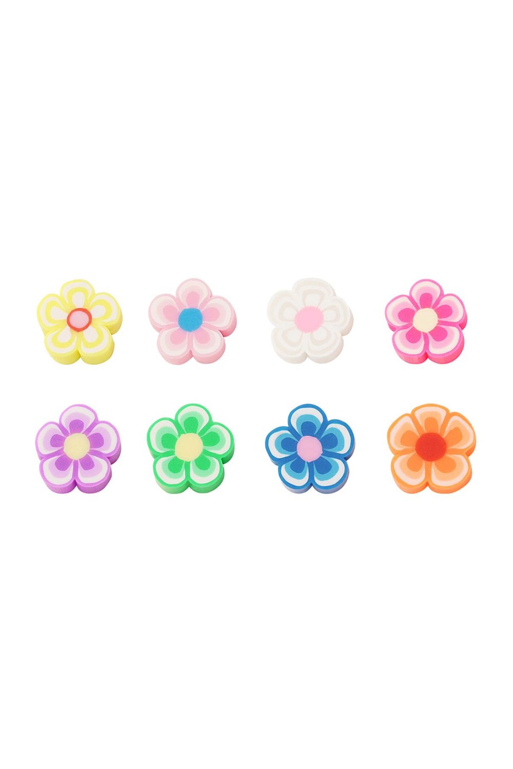 Polymer beads flowers Multi polymer clay 