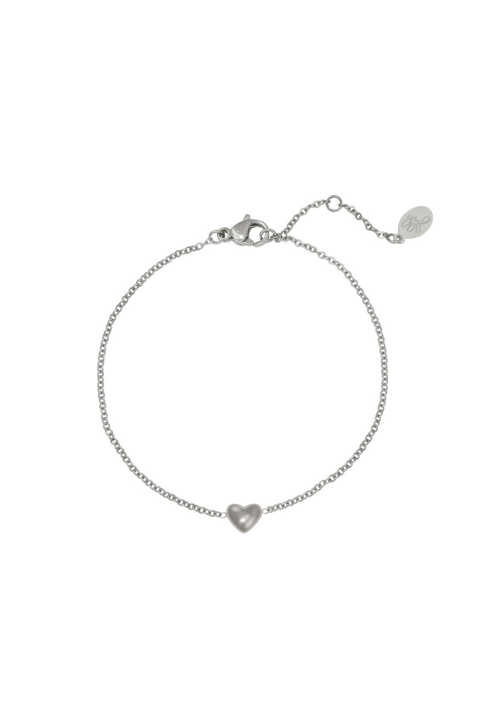 Bracelet Always in my Heart Silver Color Stainless Steel