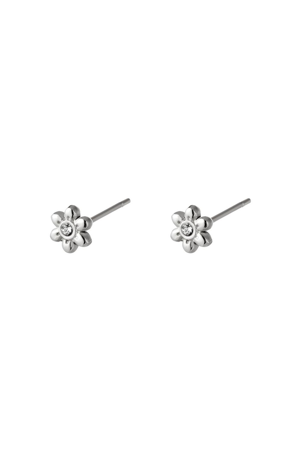 stainless steel earstuds flower