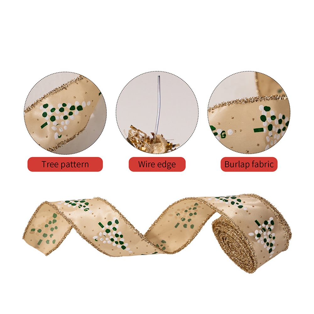 1 Roll Christmas Decorative Ribbon Picture5
