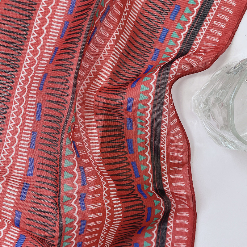 1 Piece Retro Paisley Pattern Cotton Bandana Picture3