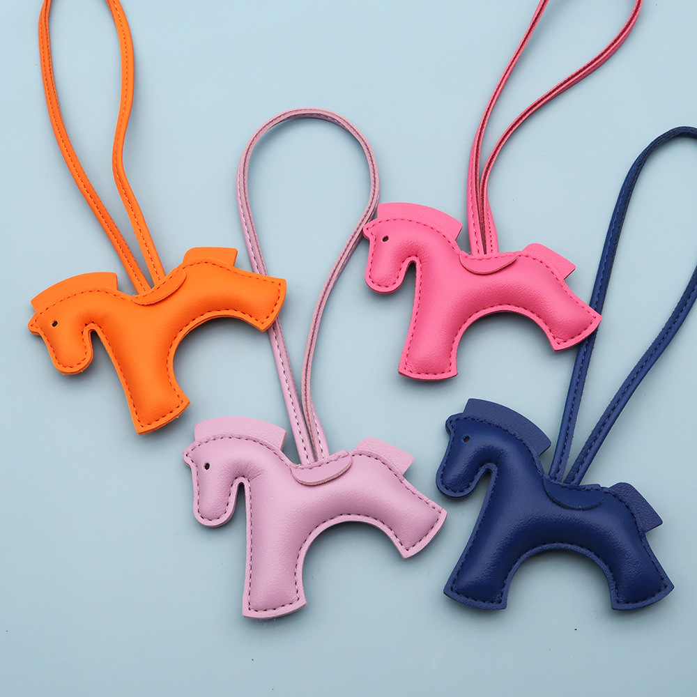 1 Piece Cute Horse PU Bag Charm Picture3
