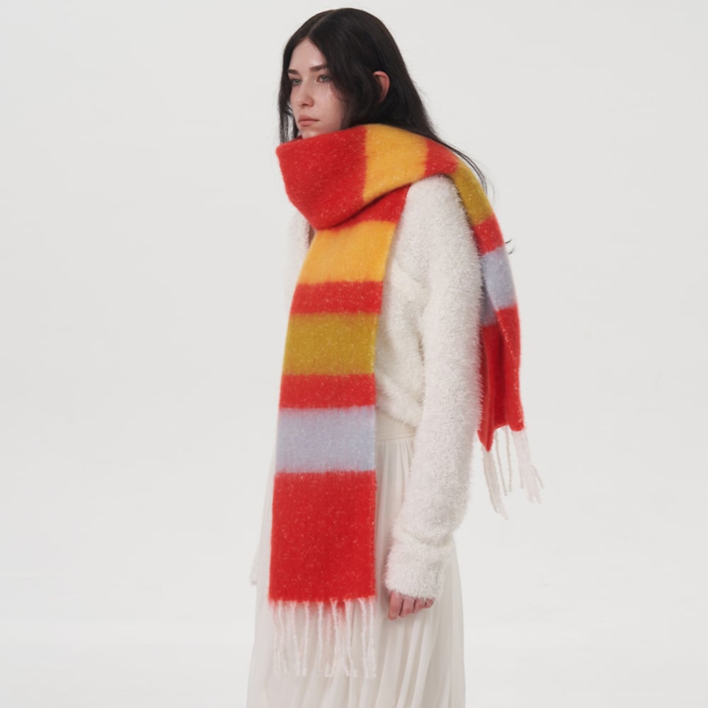 1 Piece Strip Women's Winter Scarve Picture6