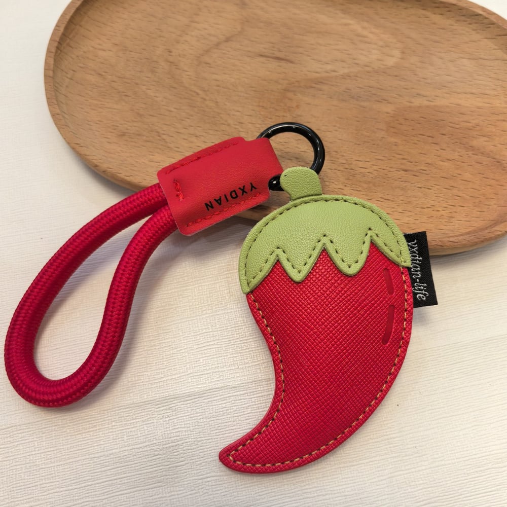 1 Piece Cute Vegetable Leather Bag Charm 