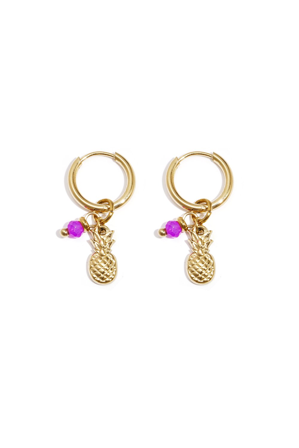 earrings pineapple aura