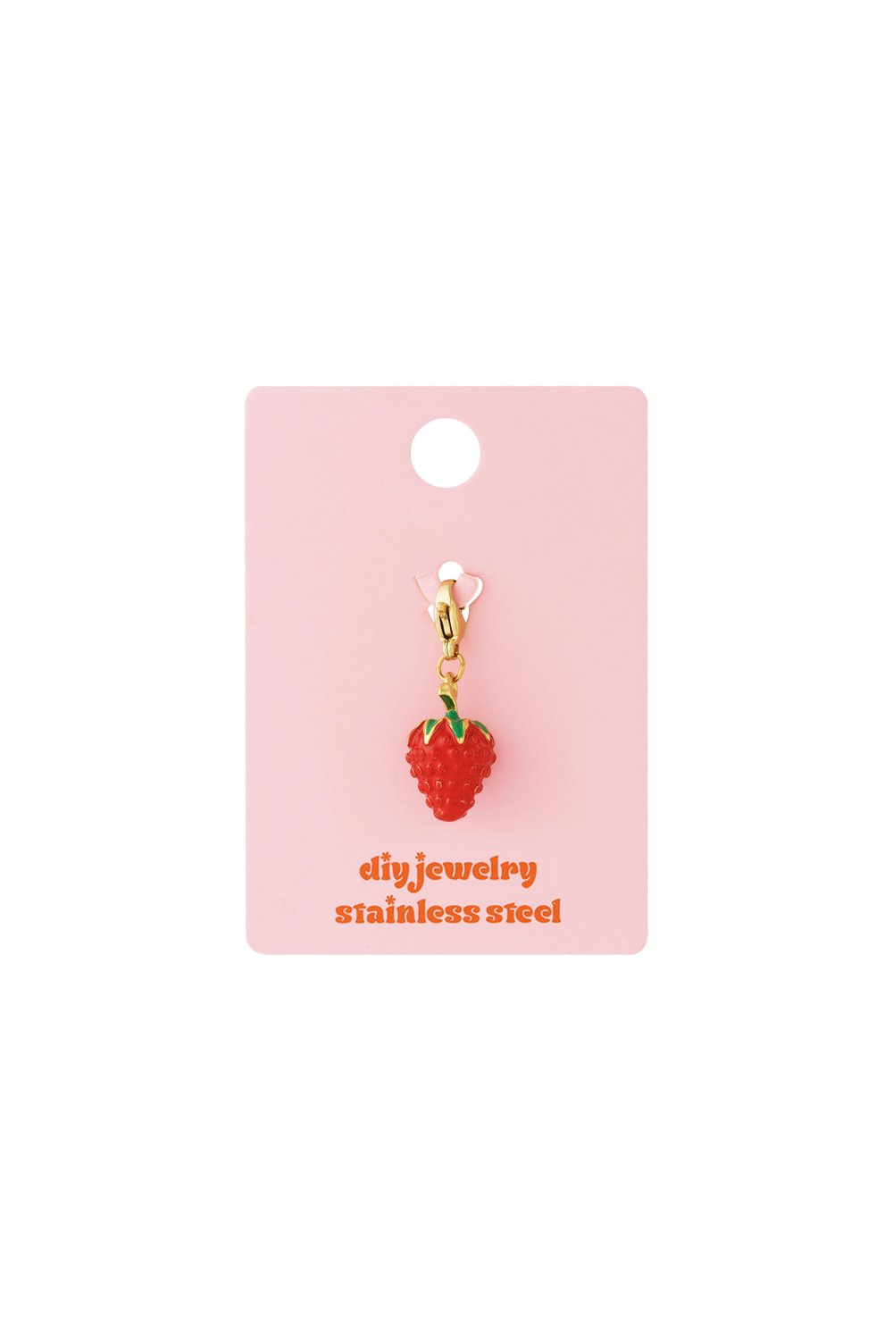 Erdbeere kleiner Schmuckanhänger h5Bild4