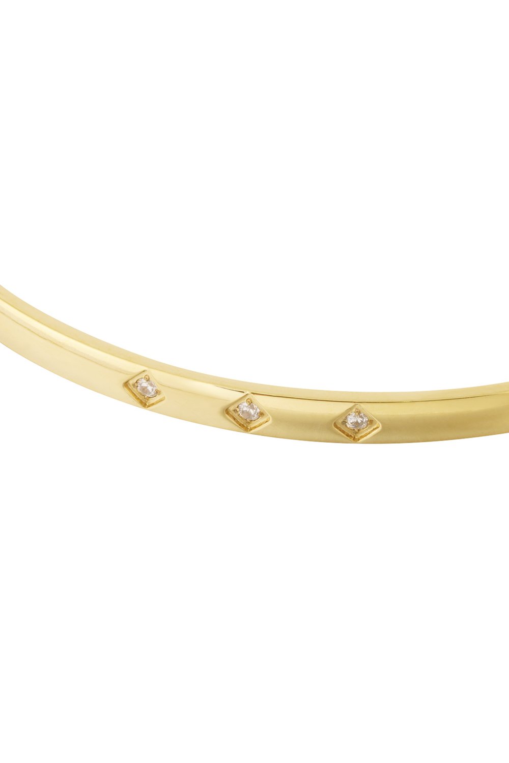 Simple mini diamond bangle Picture5