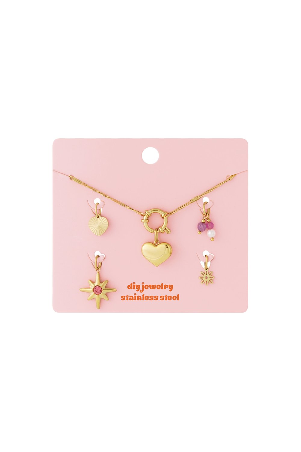Mini heart DIY necklace h5Picture4
